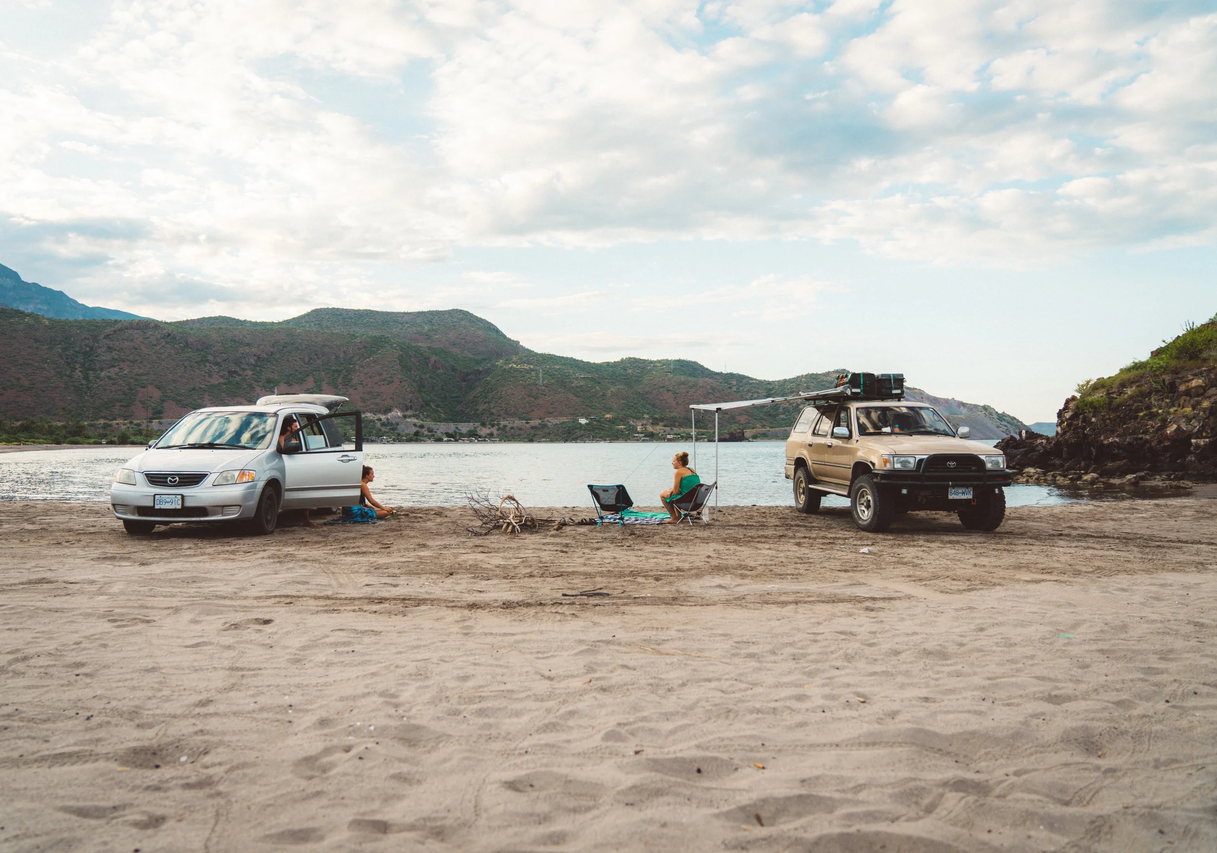 Our camp at Juancalito beach.