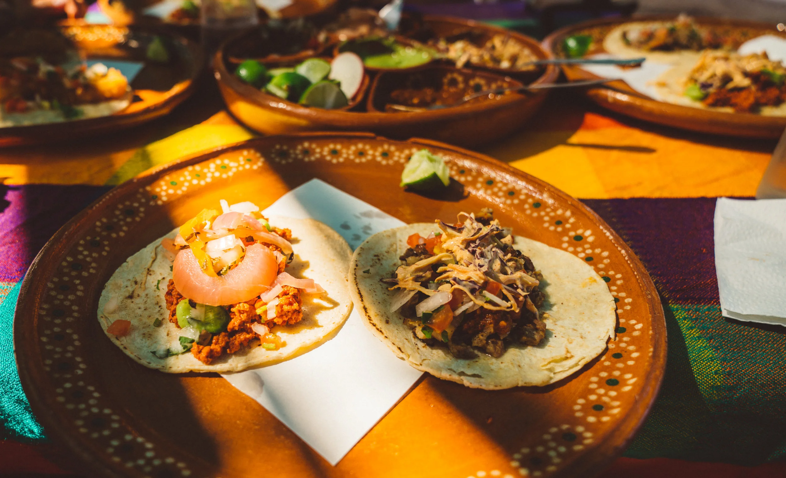 And the some of the tacos themselves.