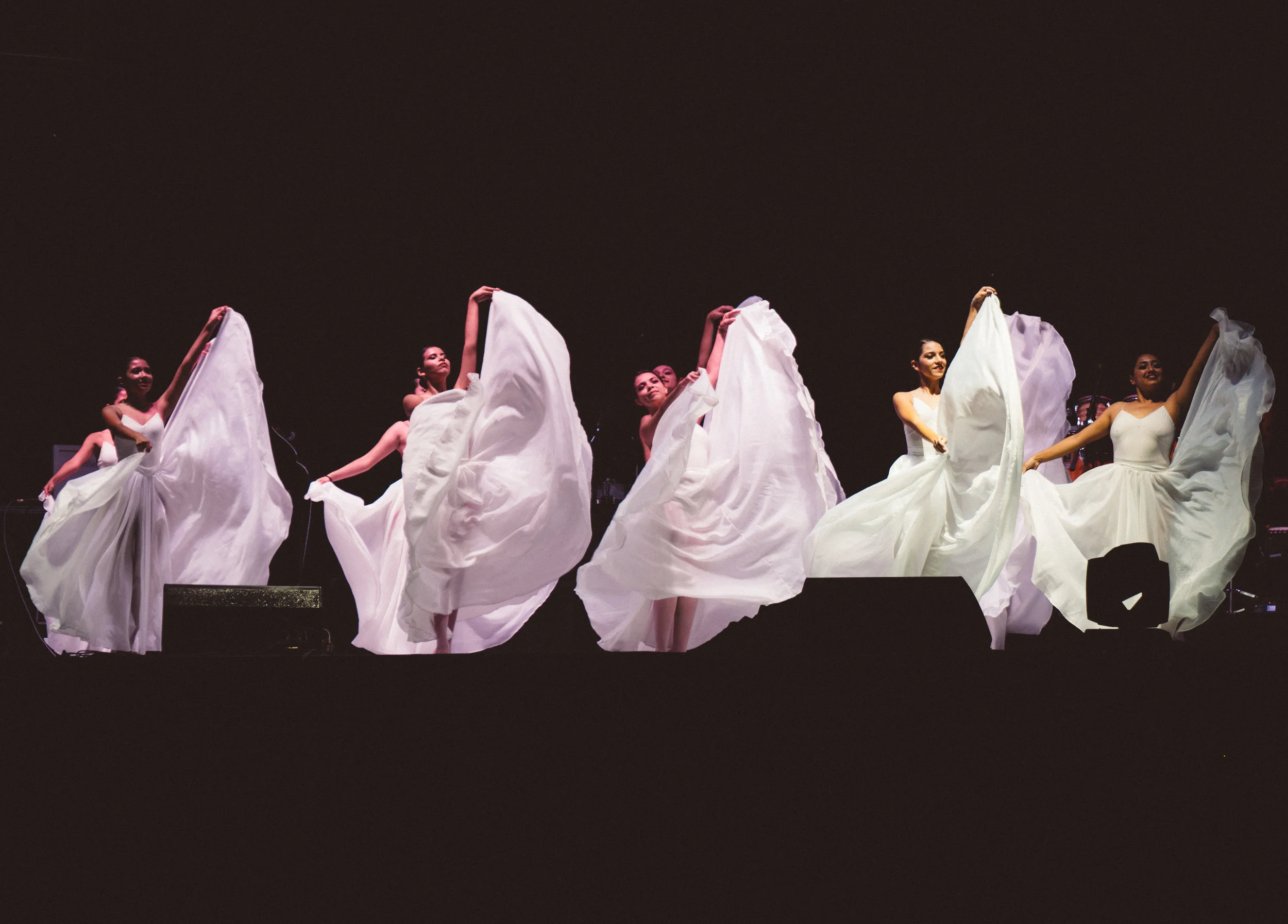 One of the various performances we saw on the stage that night.