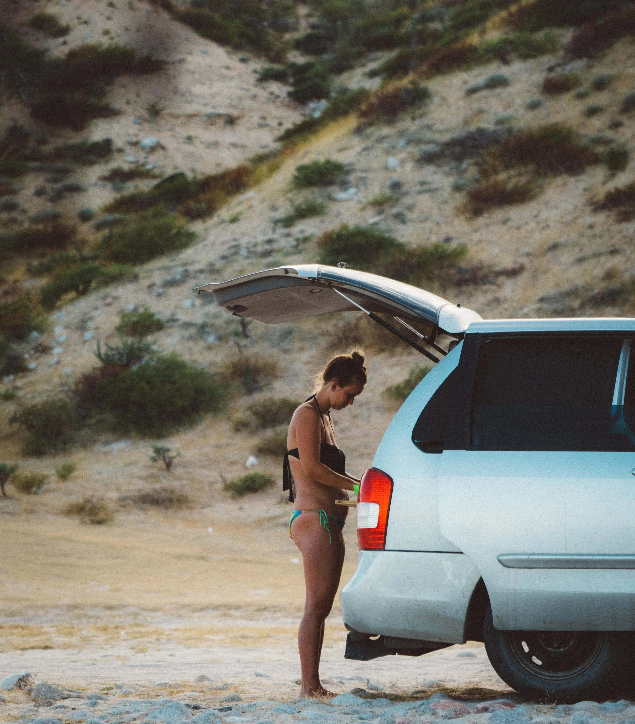 Vanessa and the glorious MPV.