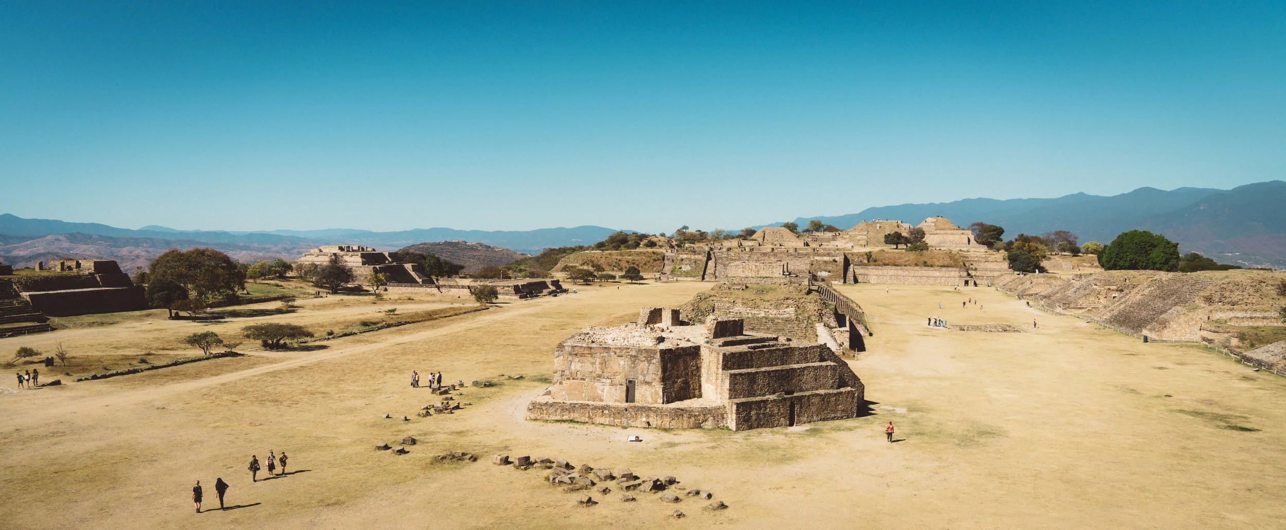 The Mayan ruins of Monte Albán