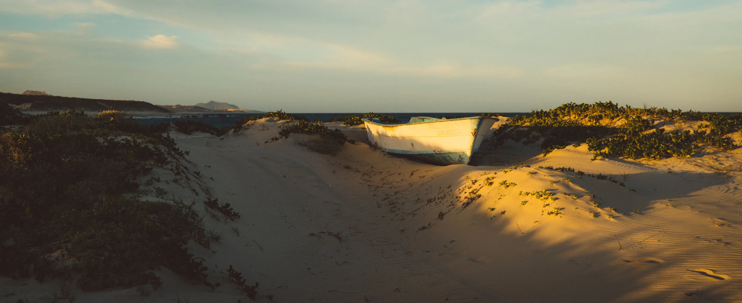 The beach we camped at in Cabo Pulmo National Park .