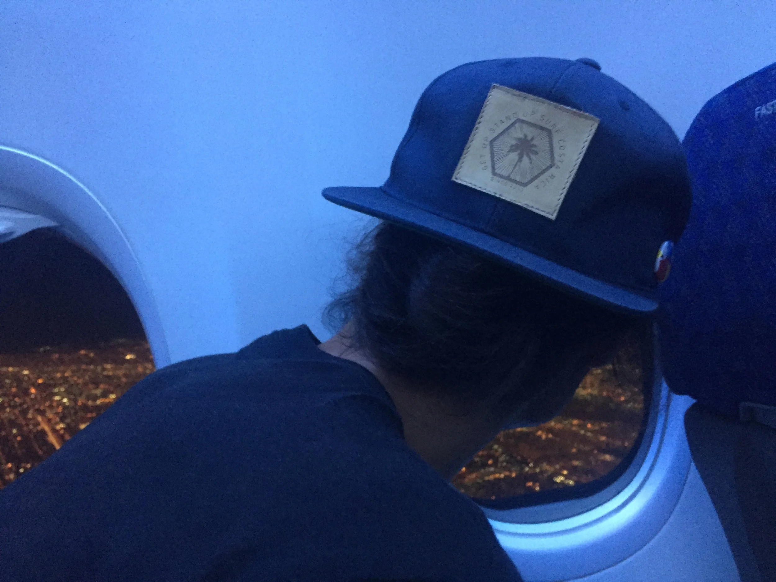 Danielle snapped this one of me (and my new hat) as we left Miami.
