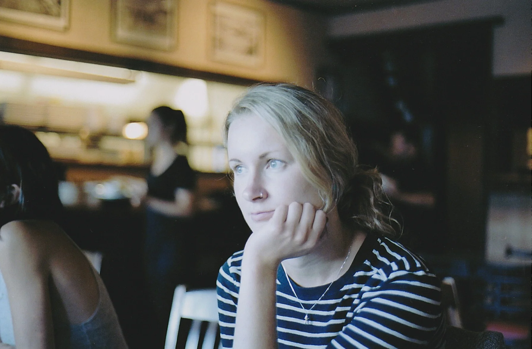 Taylor in the Cafe.