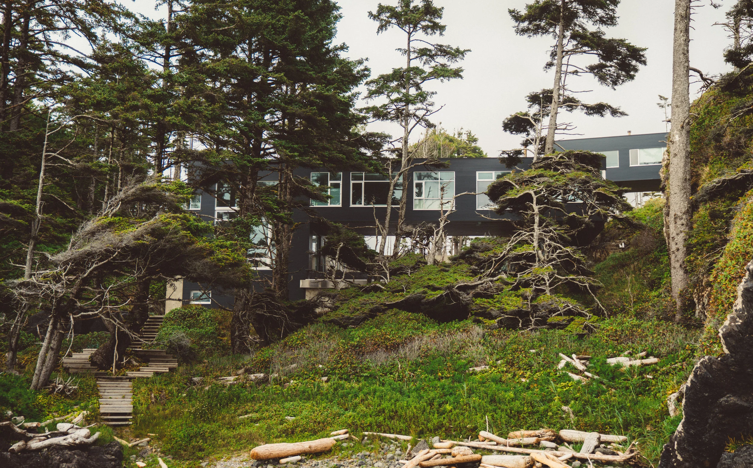 The AA Robins House. Read more here: http://www.aarobins.com/Tofino