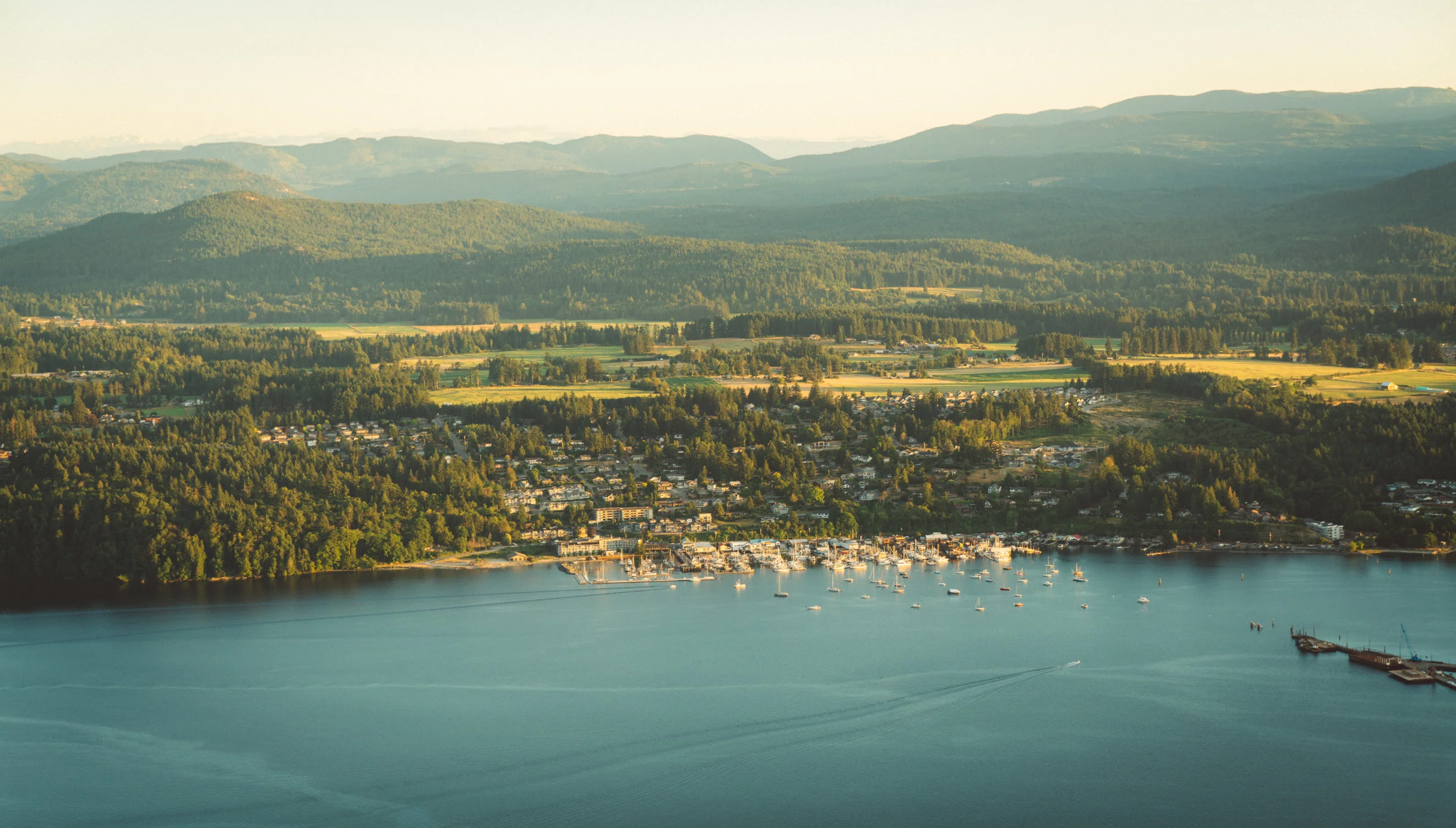 Cowichan Bay, the town of.
