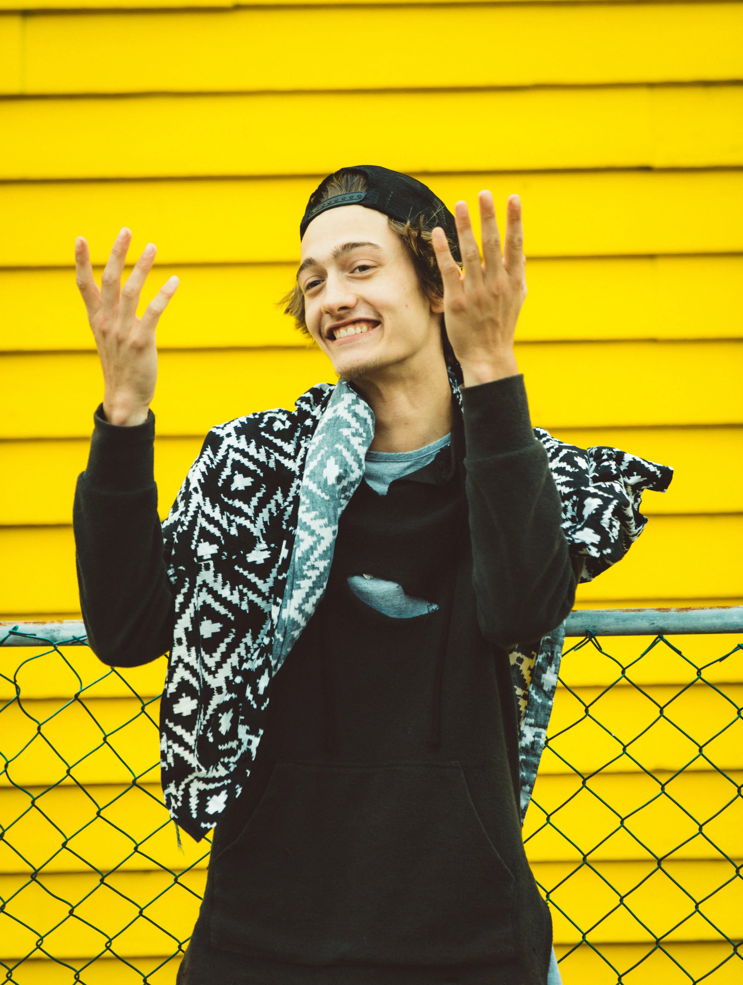 "I don't know what to do with my hands!"