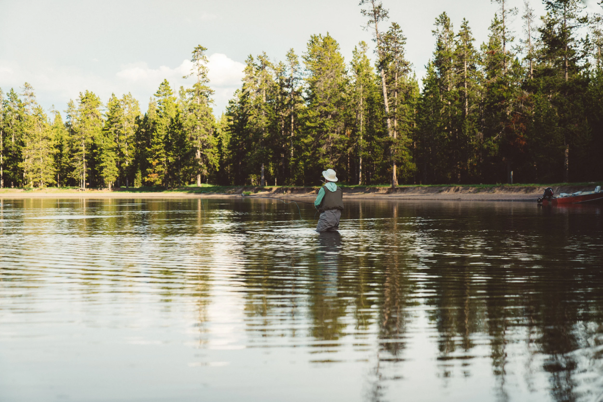 A great spot to camp, have a beer, and fish: Rainbow Point .