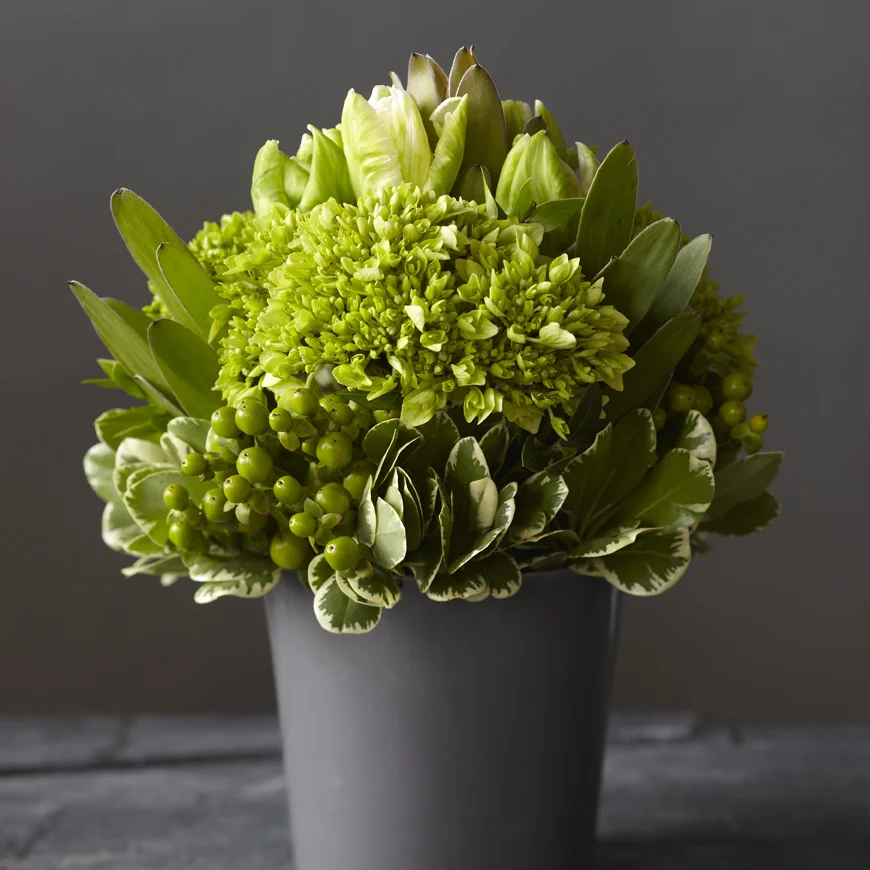 Crisp Chartreuse | Contemporary monochromatic, textured design