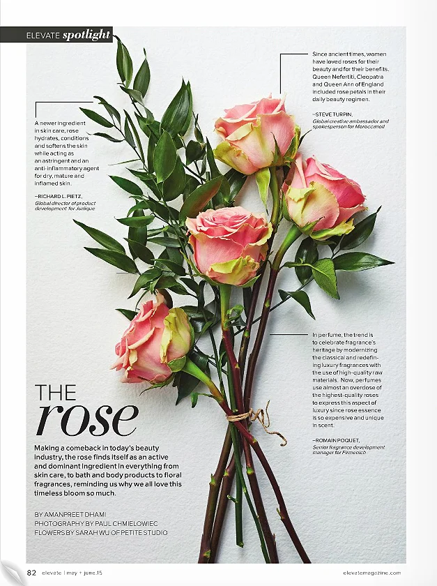 "The Rose." Elevate Magazine, May/June 2015. Photo: Paul C.