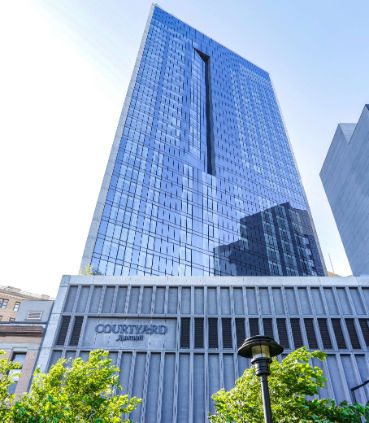 Marriott Courtyard Long Island City, at 29-15 Queens Plaza North (credit: Marriott)