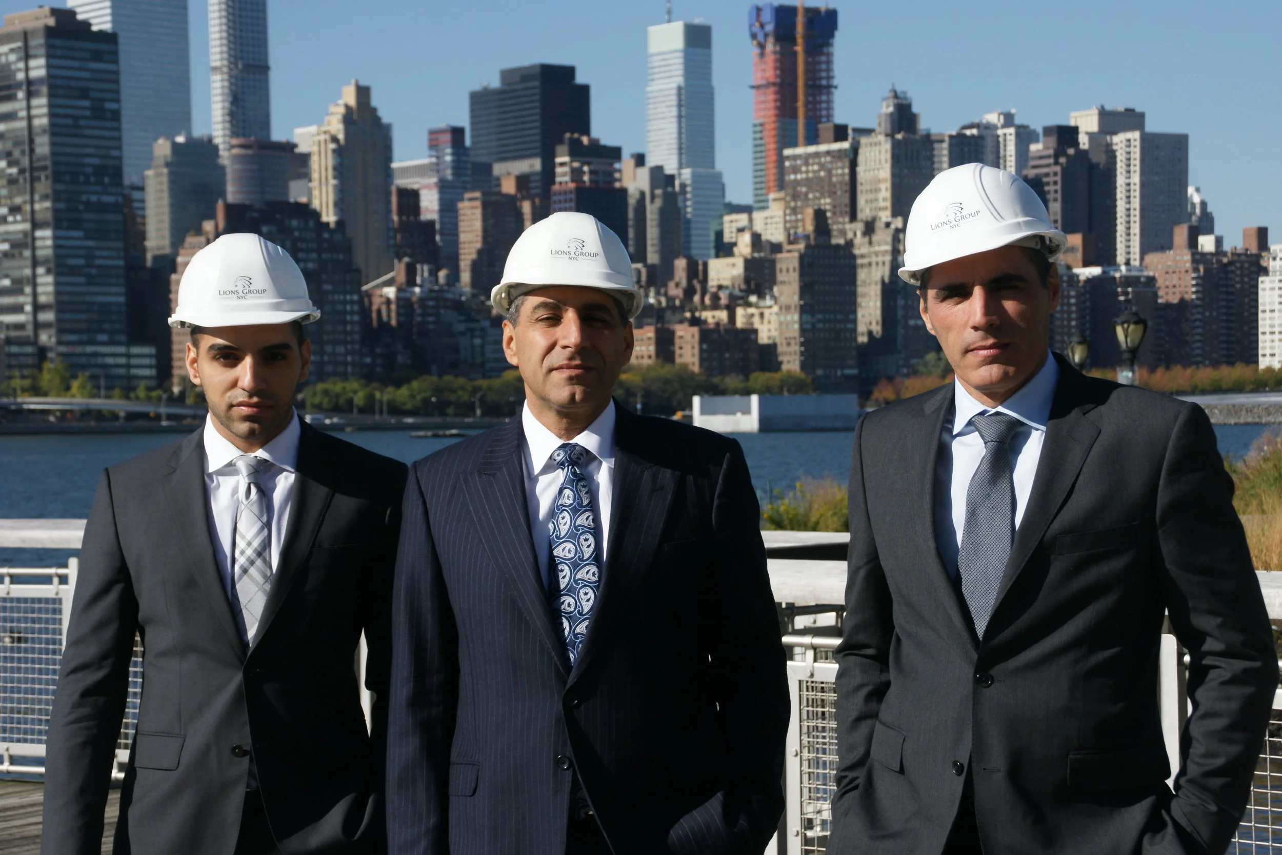 (From left) The Shirian family braintrust behind Lions Group