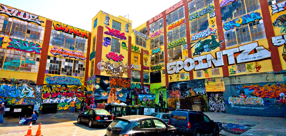 5Pointz in Long Island City, prior to its whitewashing and demolition