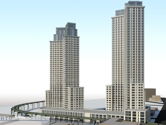 Rendering of 22-44 Jackson Avenue in Long Island City, which will replace 5Pointz (credit: HTO Architect)