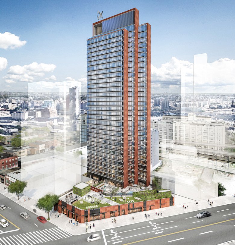 Rendering of 44-28 Purves Street in Long Island City (credit: FXFOWLE)