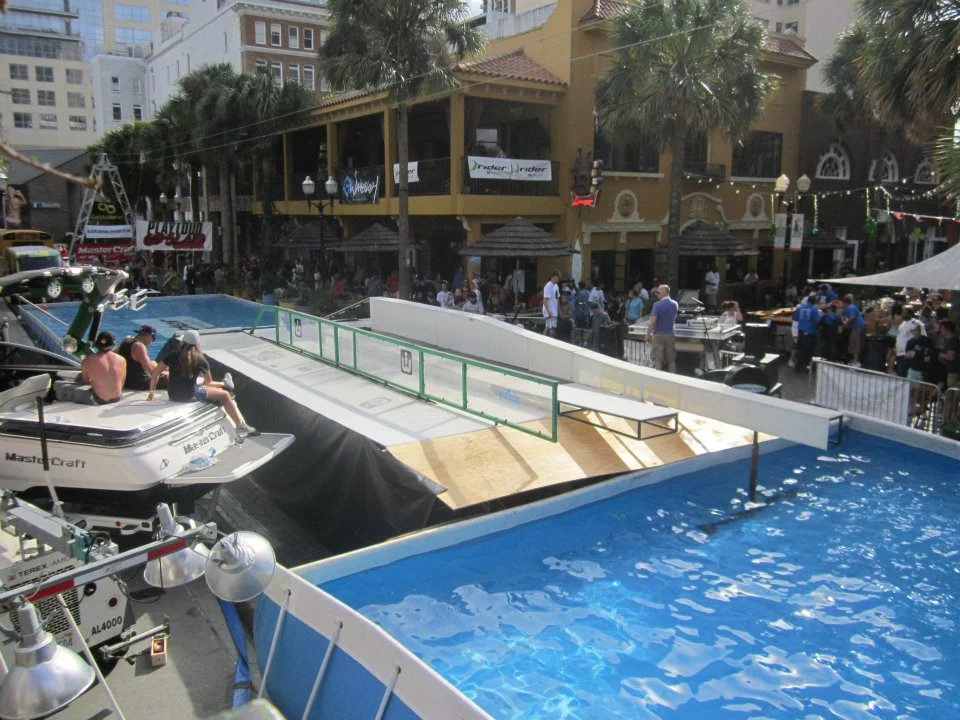 Wall Street Wake Rail Jam 2012