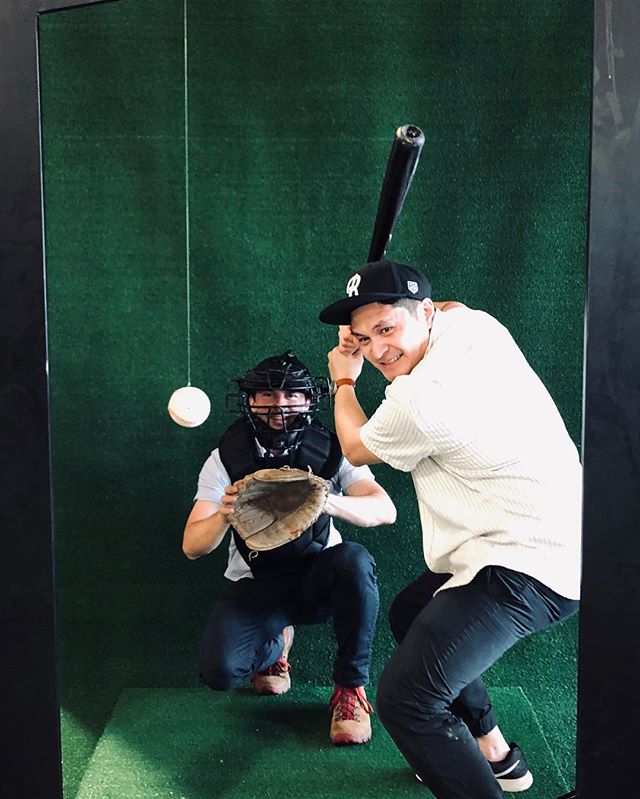 @mlbraleigh killed it today @trophymaywood and we were stoked to help make these baseball card themed photo ops for them! Love it when a plan and a community come together. #mlbraleigh #assemblehere #letsgetitraleigh