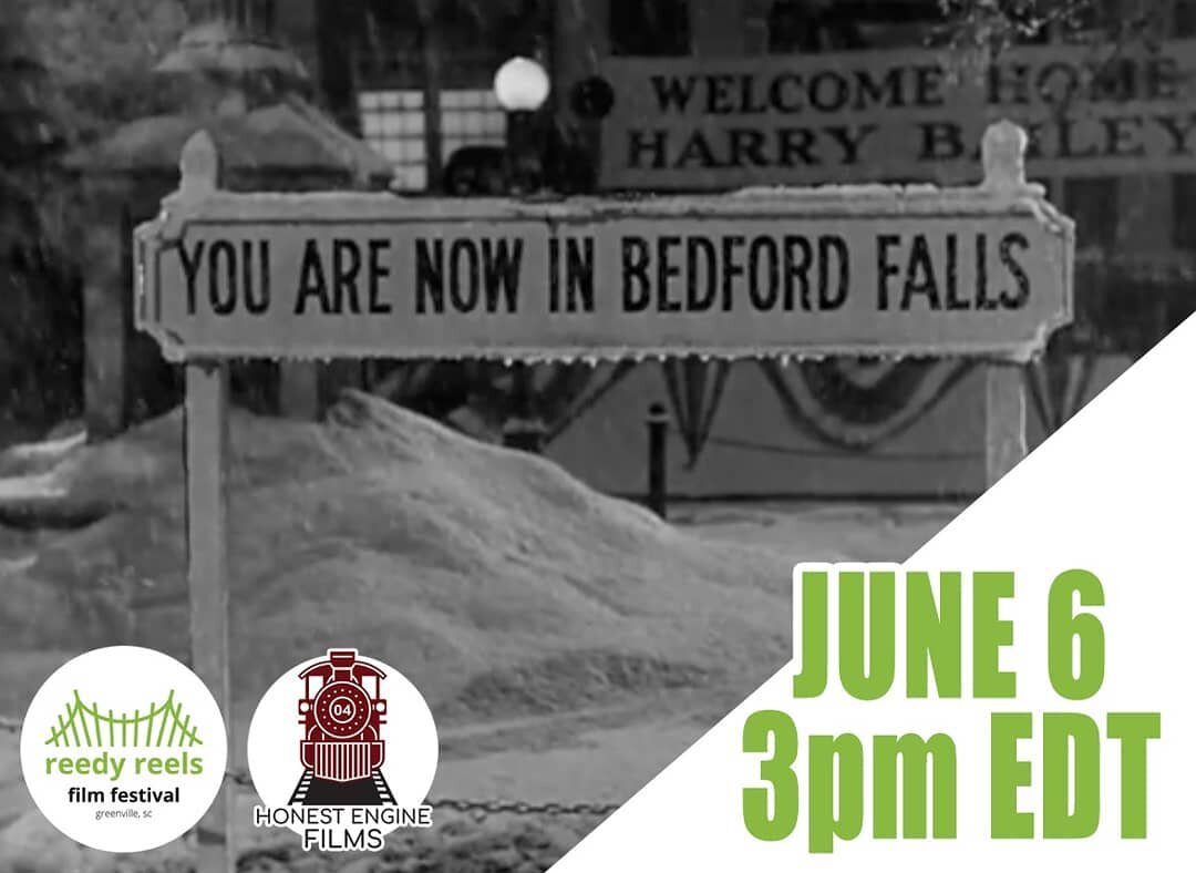 Reminder! Tomorrow at 3:00pm EDT, at the @reedyreels, you can catch the feel-good film &quot;THE REAL BEDFORD FALLS: It's a Wonderful Life.&quot; This year is the 75th anniversary of It's a Wonderful Life!!