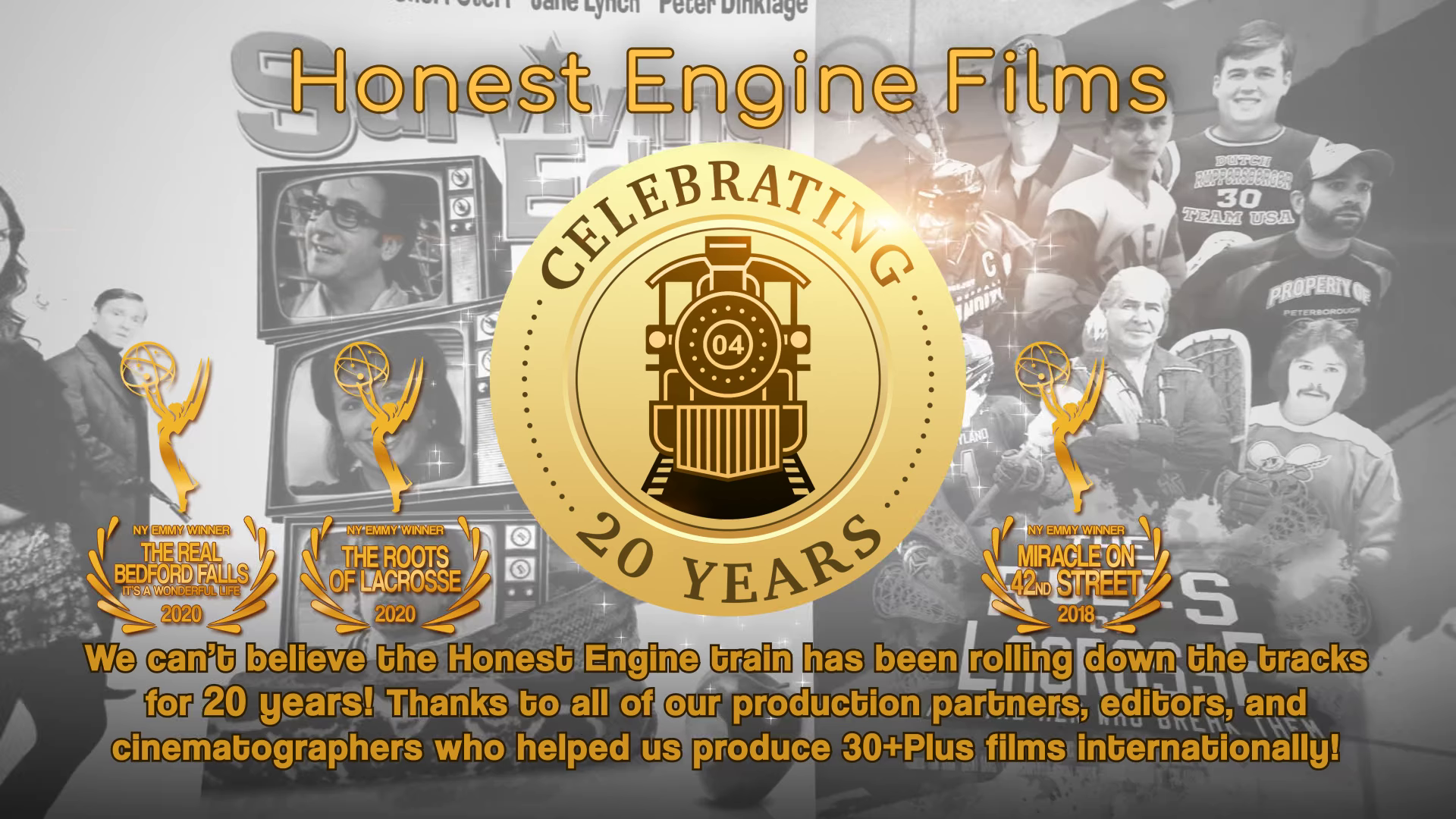 Celebrating 20 years of Honest Engine Films!