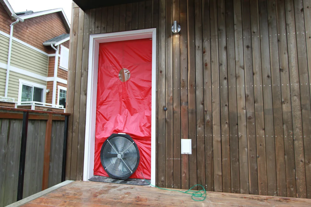 Blower Door Test Results - Ballard Aperture