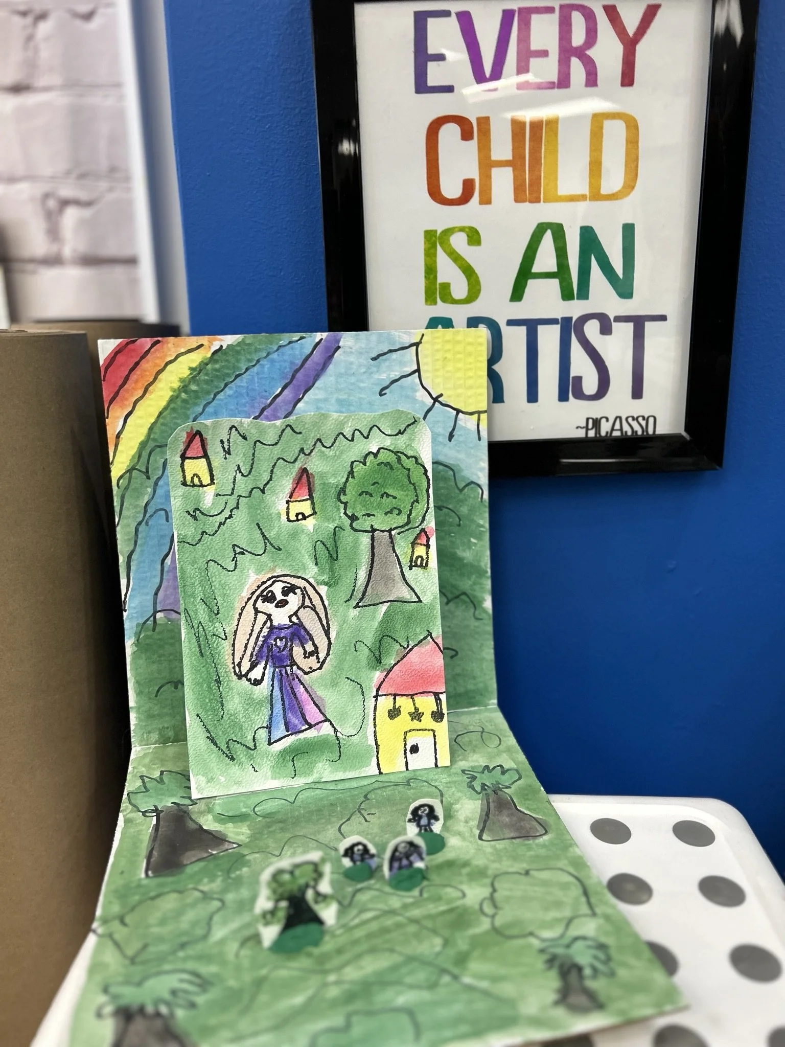 Pop-Up water colour scenes