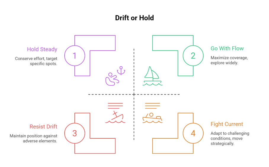drift or hold visual