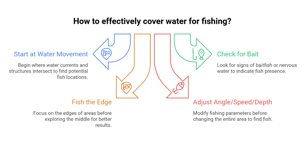 cover water for fishing