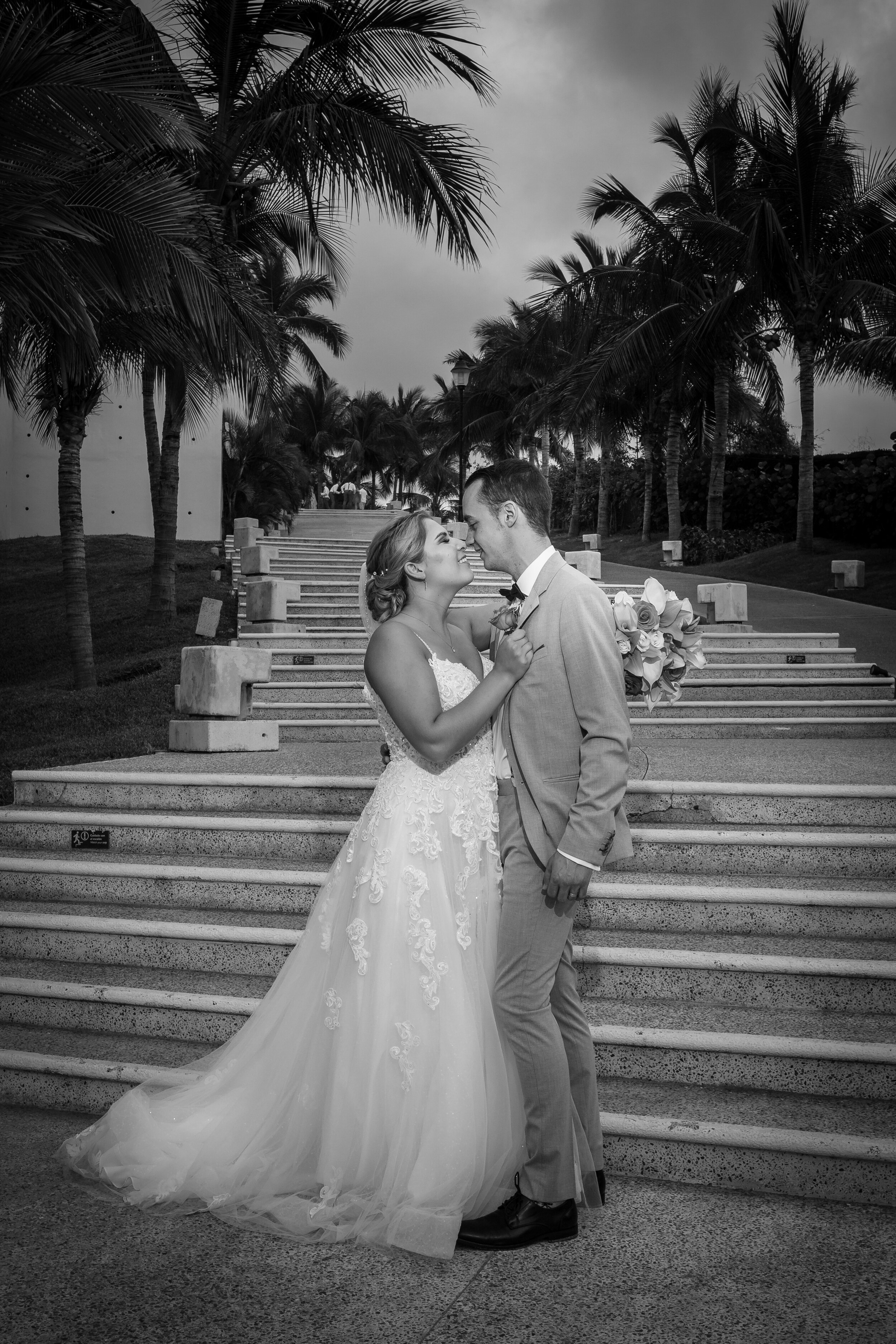 Tropical wedding photography