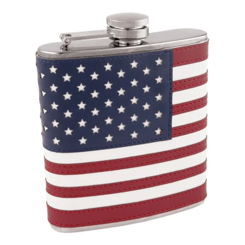 american flag flask