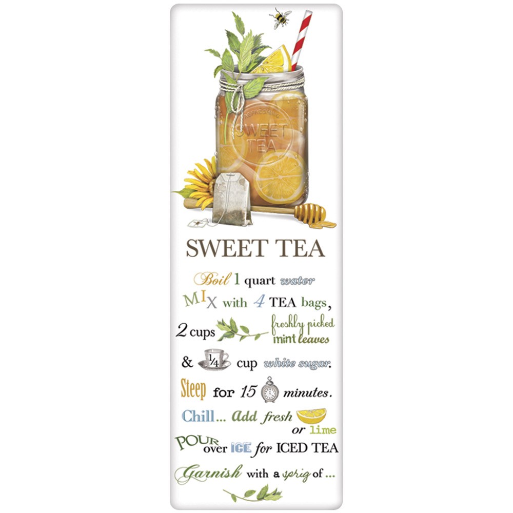 sweet tea recipe towel — Jerry and Julep