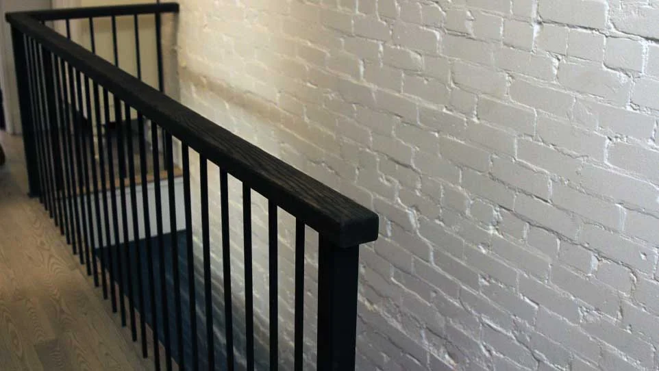 Inspiration from painted brick in my clients home on The Expandables (photo courtesy of HGTV Canada)