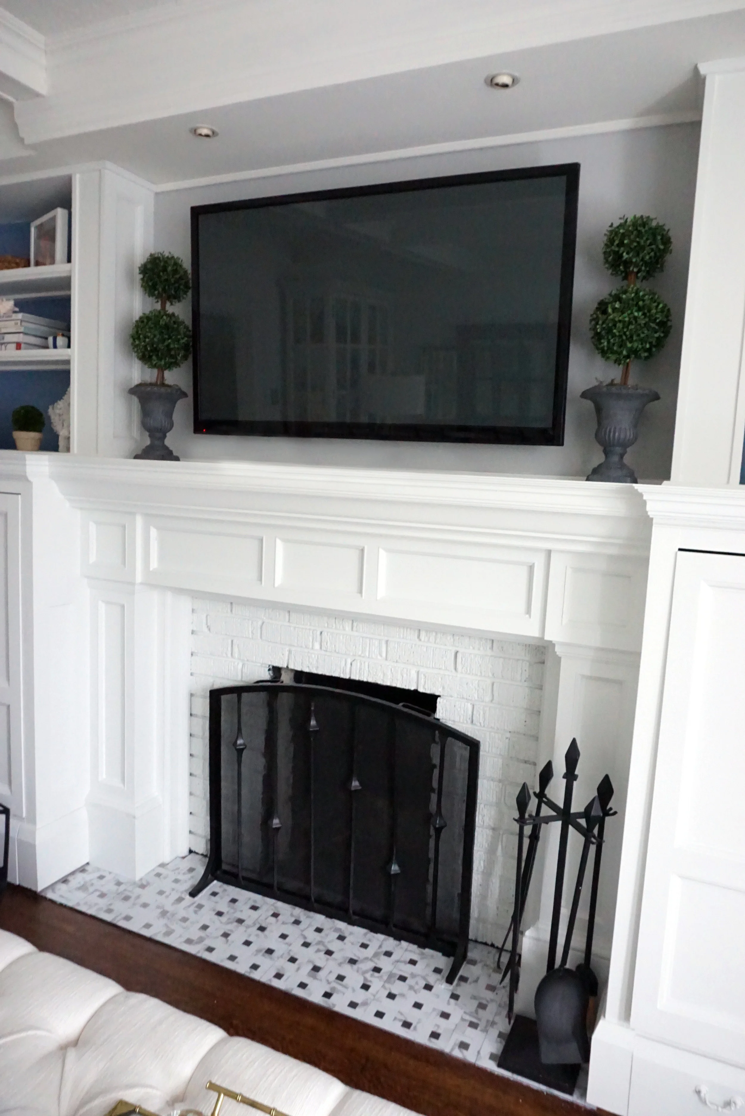 Finished Fireplace! This baby has come a long way...