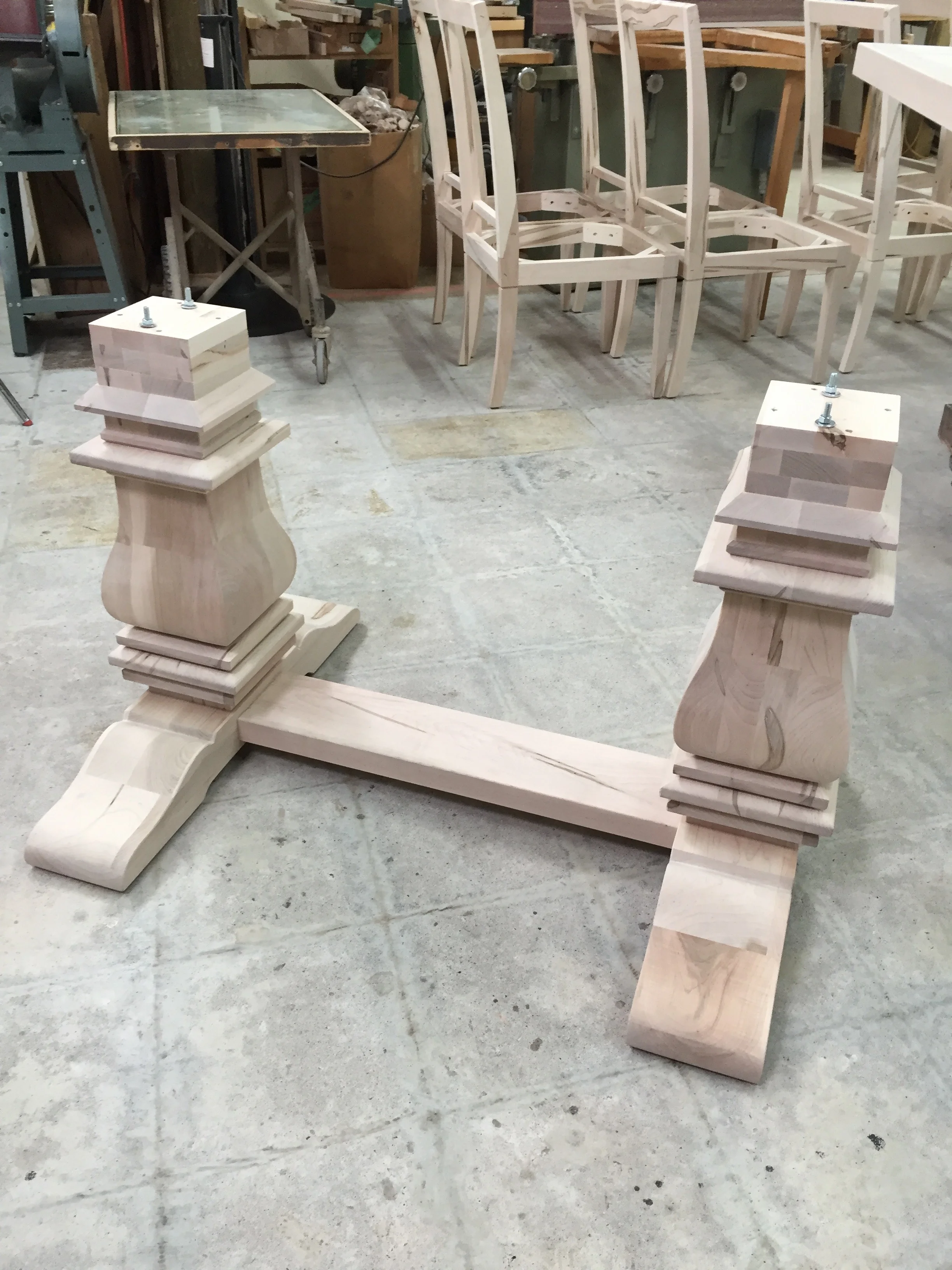 The Woodcraft base we made for our clients on The Expandables on HGTVCanada 