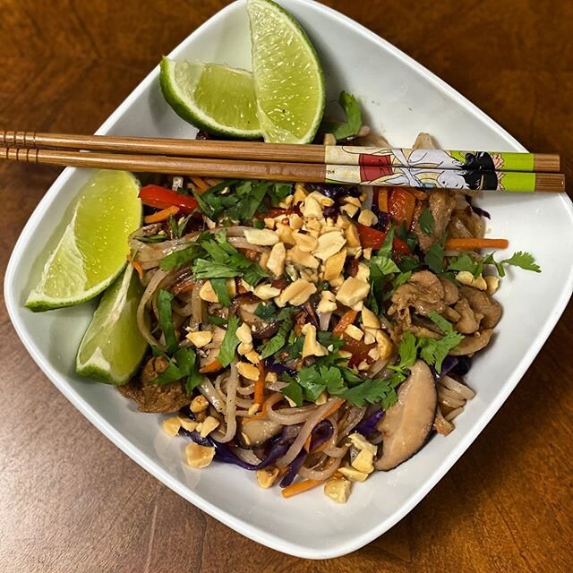 Fresh made Pad Thai!! #freshfood #homemadefood #asianflareinthekitchen