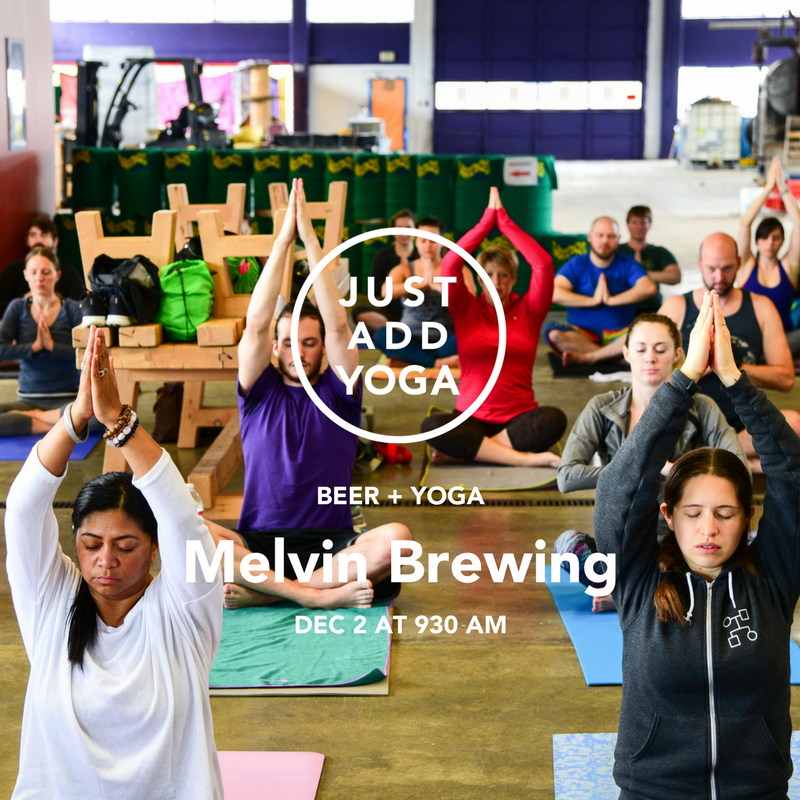 Beer + Yoga at Melvin Brewing