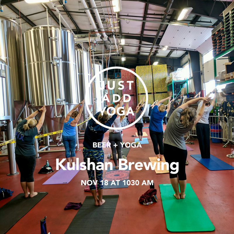 Beer + Yoga at Kulshan Brewing