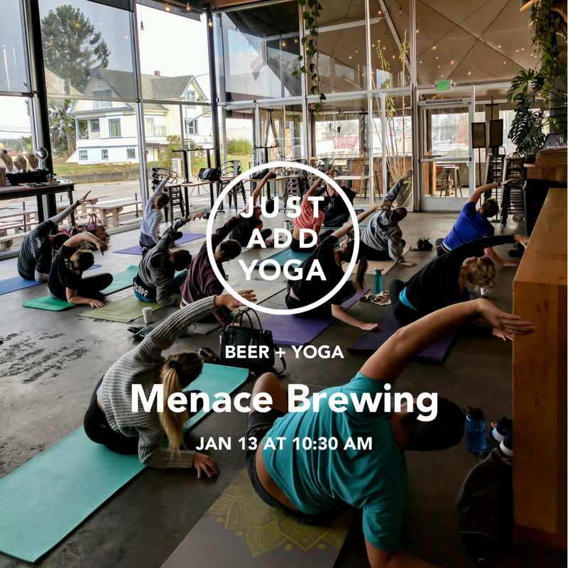 Beer + Yoga at Menace Brewing