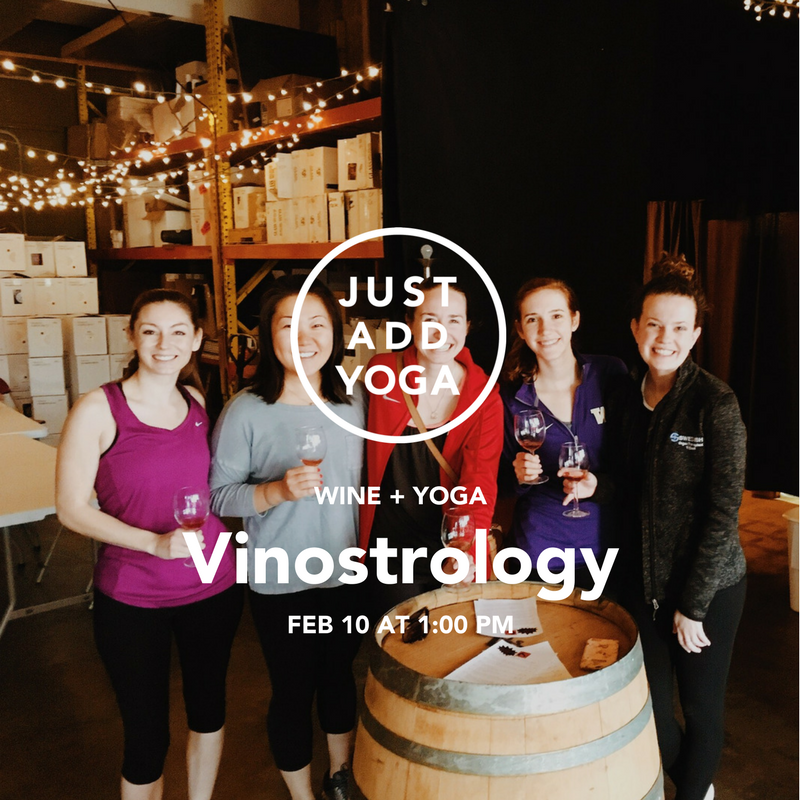 Wine + Yoga at Vinostrology