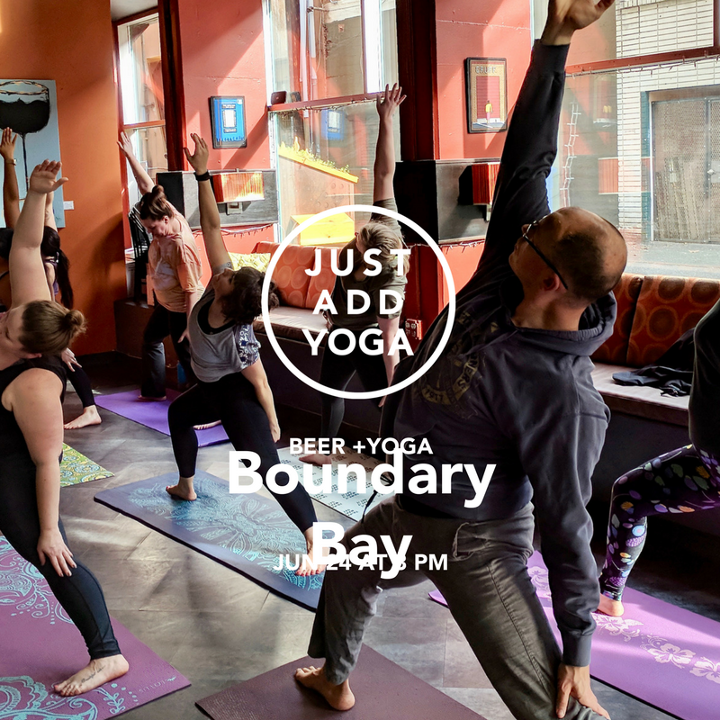 Beer + Yoga at Boundary Bay