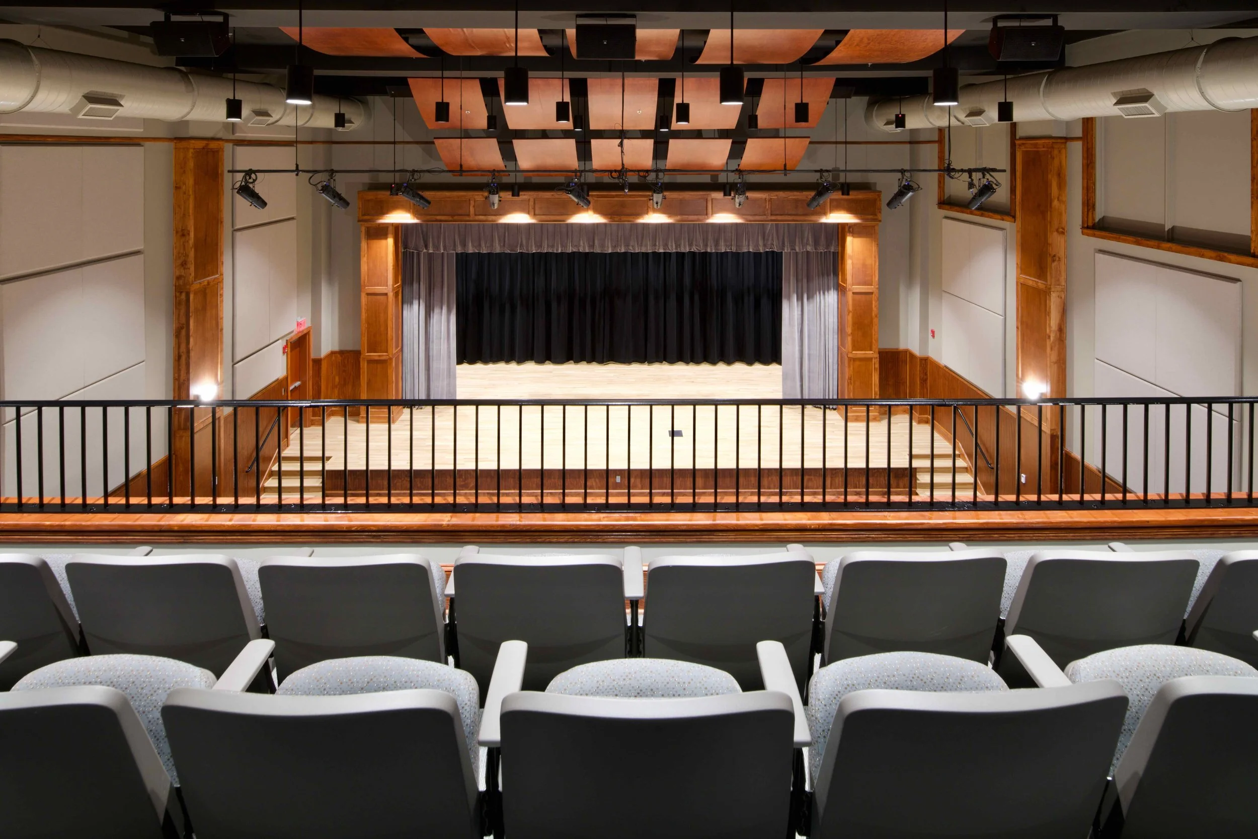 Claxton Auditorium's Balcony