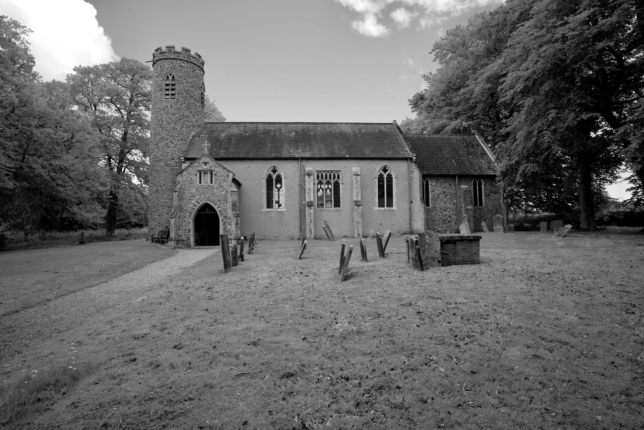 All Saints, c. 1300. Gresham, England. (2)