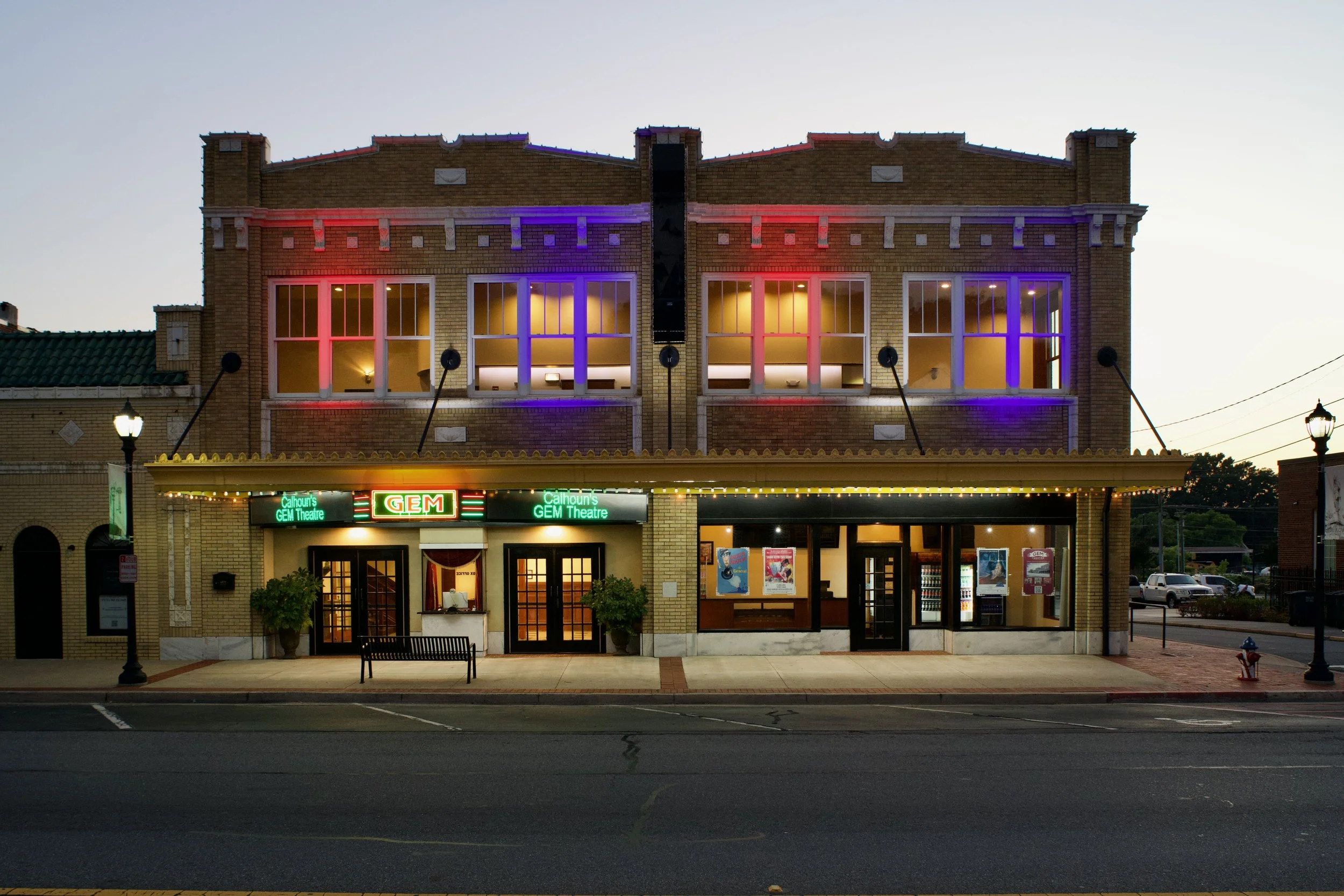The Gem Theatre, 1927. Calhoun, Georgia.