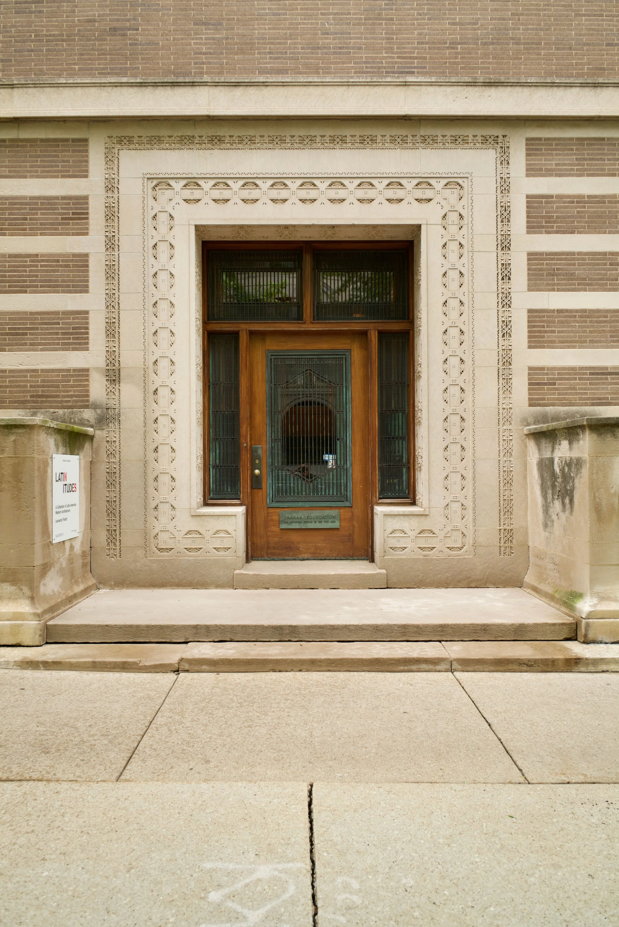 Albert F. Madiener House, 1902. Entrance and Door Surround.