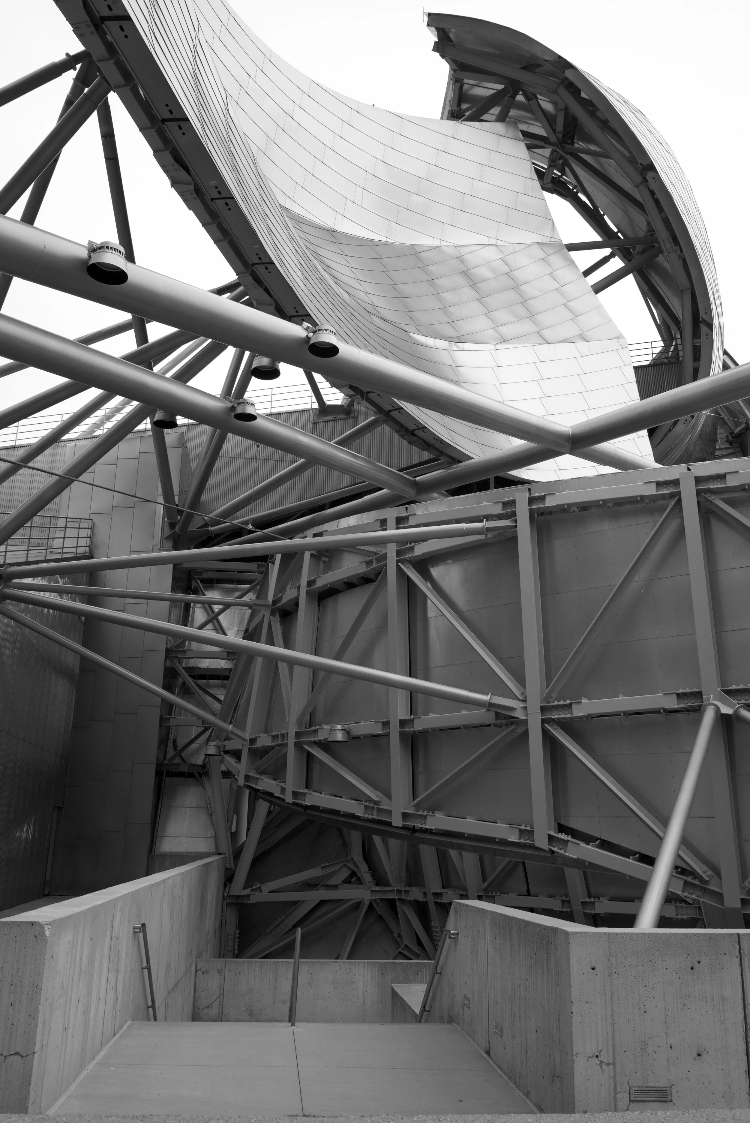 Jay Pritzker Theatre Support Structure.