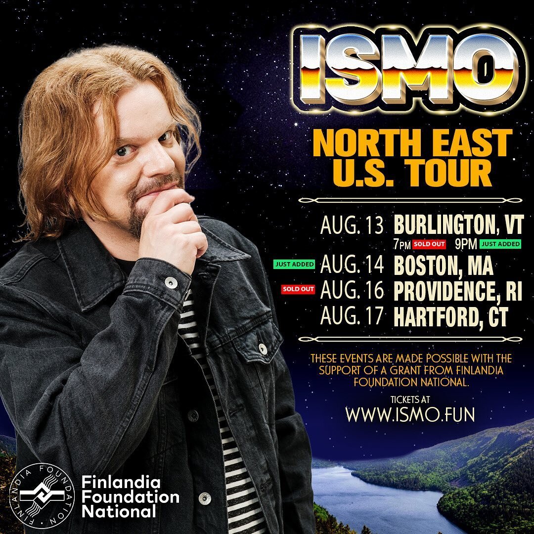 EDIT: Unfortunately my flight was delayed, so I will only be performing in Hartford. But @ismocomedy will be in all the cities!

&mdash;-

@See you at Rhode Island and Hartford, where I&rsquo;ll be opening for @ismocomedy 

These events made possible