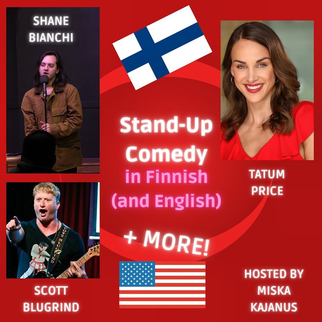 See you at LA Finnish Center on Saturday 01/06 at 6pm!
I am hosting.

#standup #finland #america