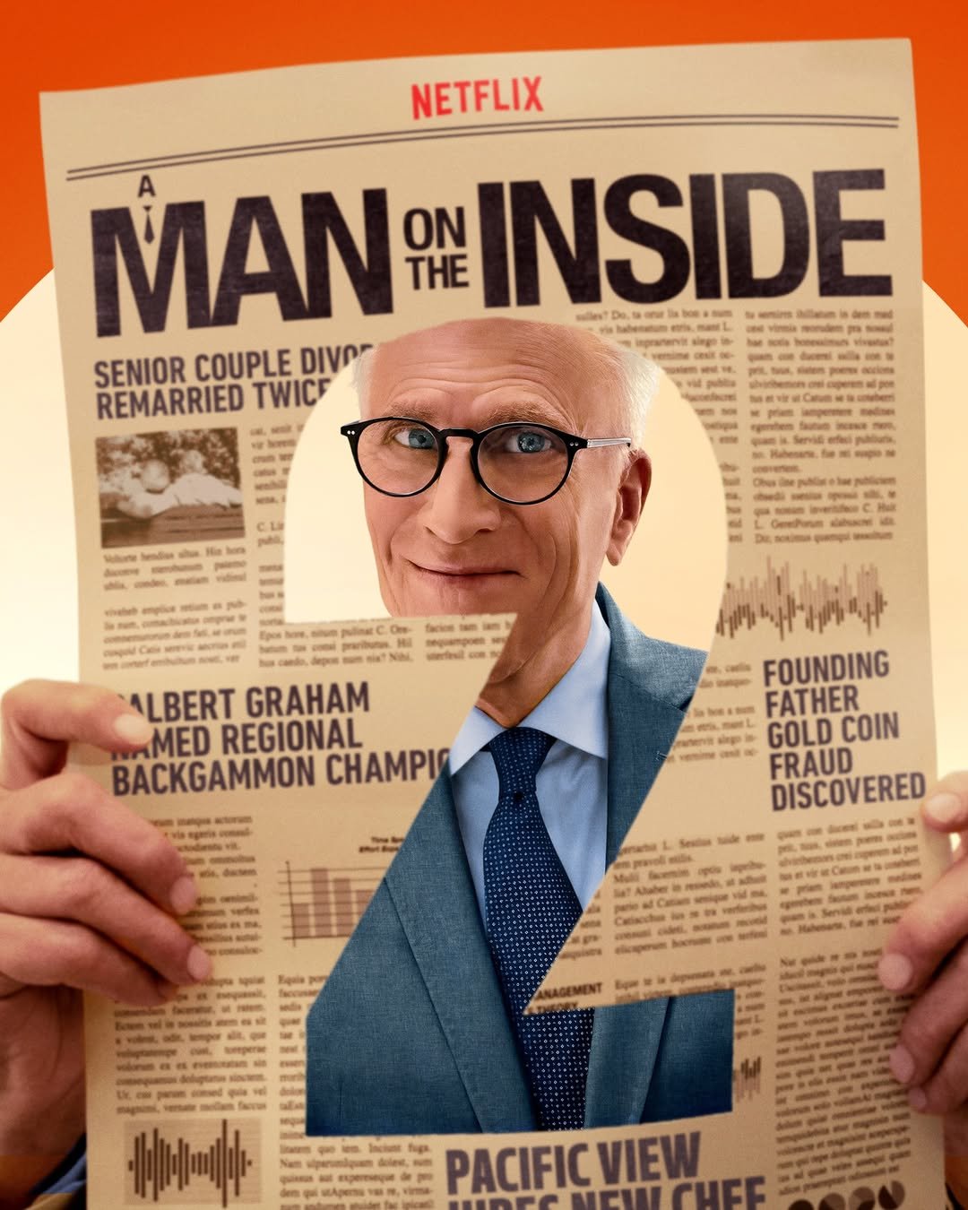 Feeling very thankful that I got to act in Netflix Series A Man on the Inside, season 2. Released worldwide today.

I am on episode 1, and a little bit on episodes 6 and 8.

Thank you my agent @v1t2nka3 / Victor Kruglov Management and Allison Jones &