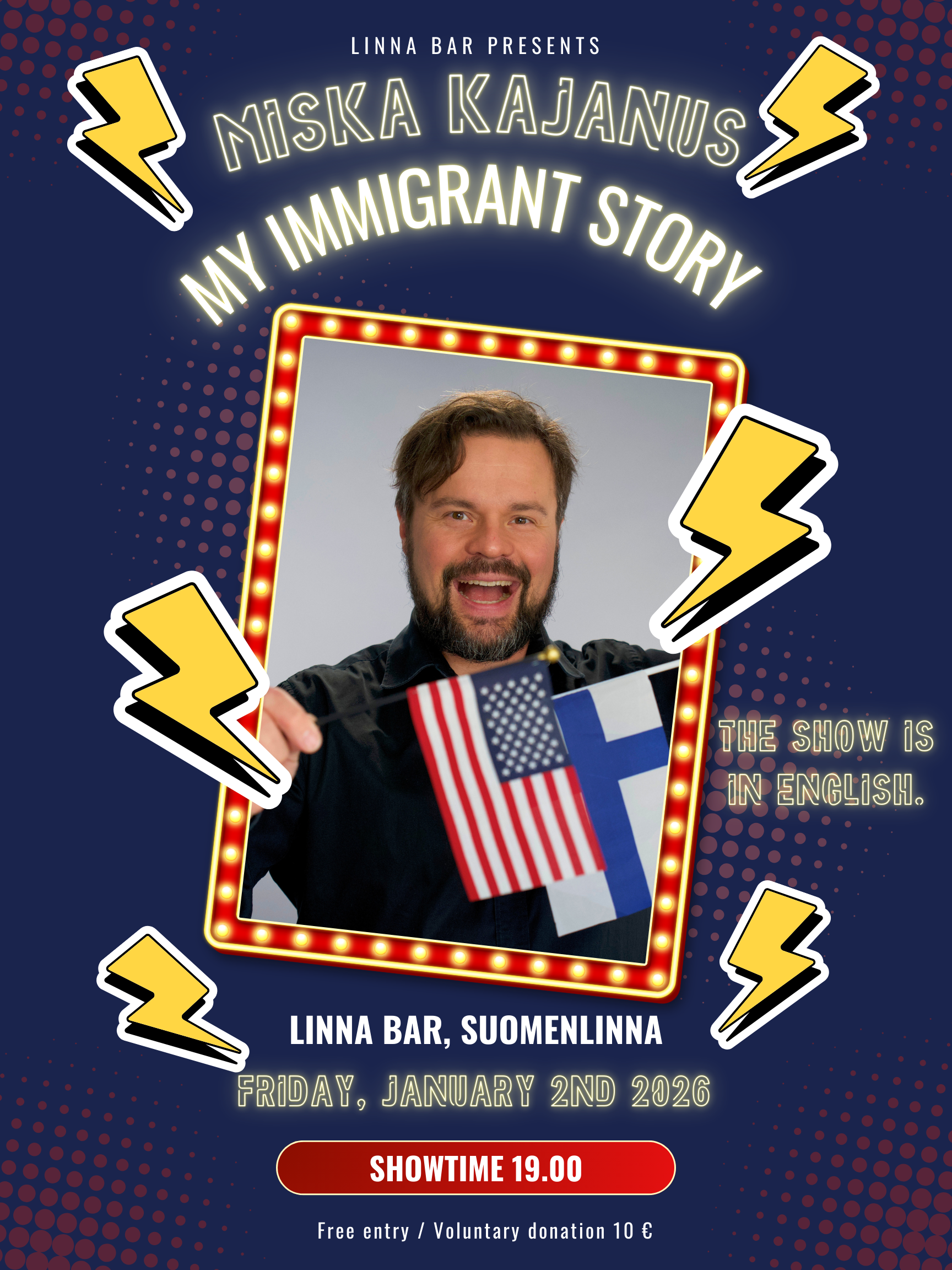 My Immigrant Story – Miska Kajanus (Live in Helsinki)
