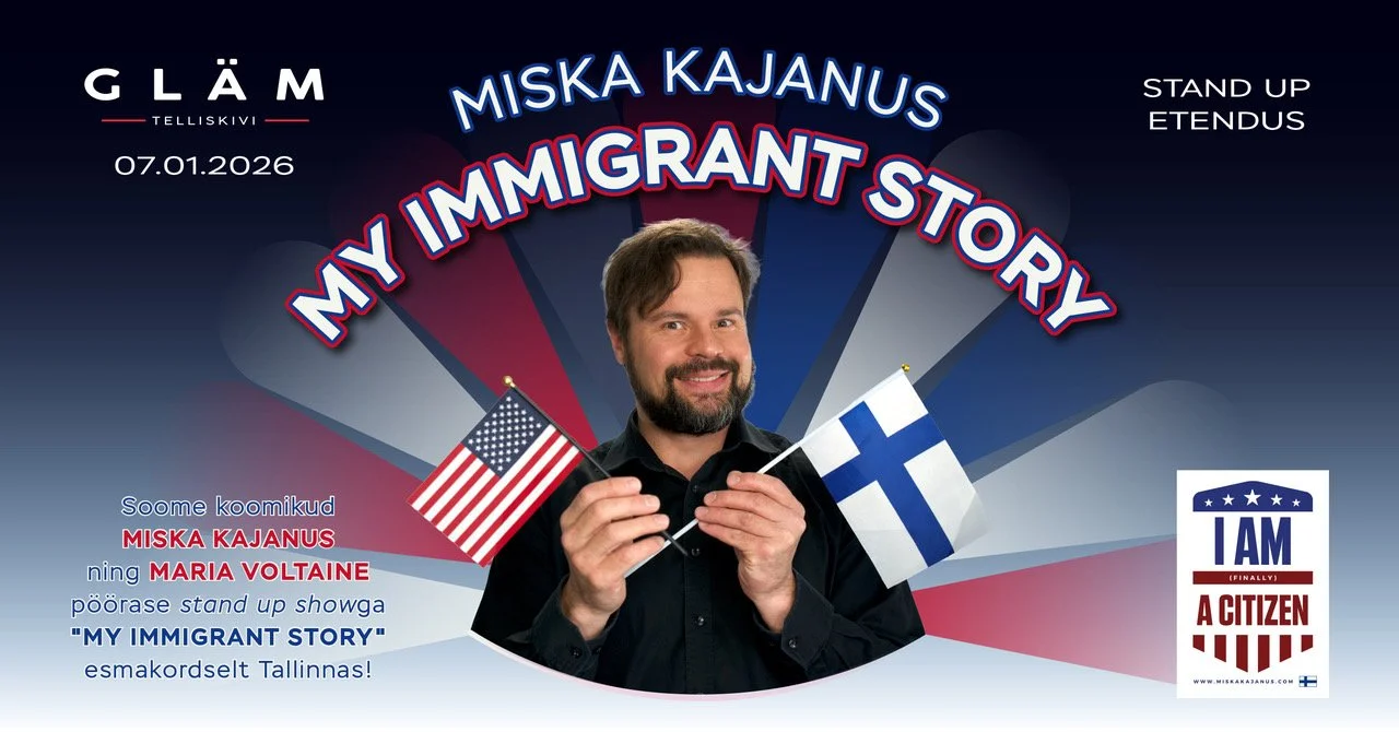 My Immigrant Story Comedic Monologue in Tallinn, Estonia