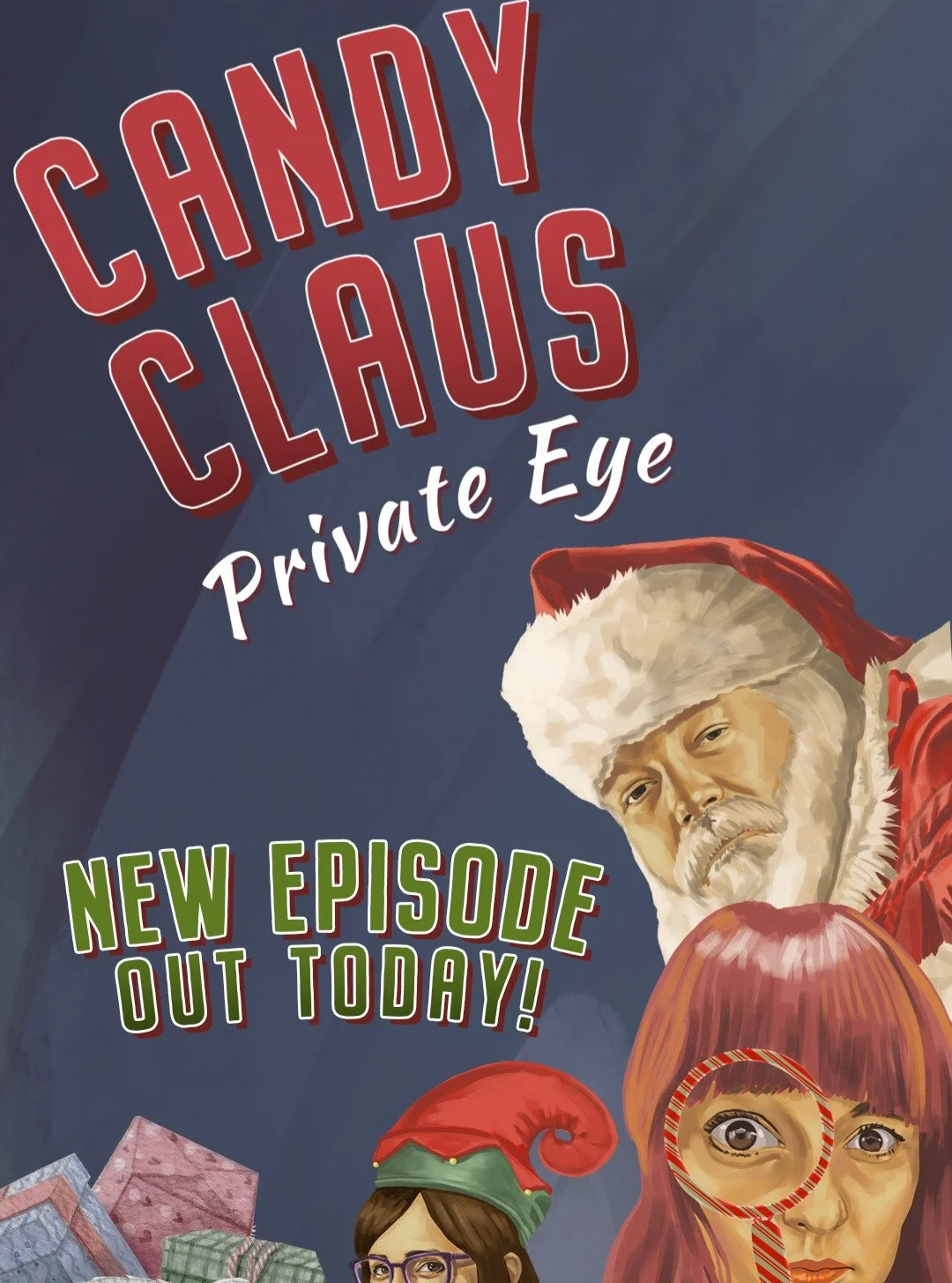 I got to play Tom Gunderson, a depressed Finnish detective on a wonderful podcast Candy Claus, Private Eye!

Episode 4:
bit.ly/4p7pSJ0

Season 2, episode 4.
Candy competes with Tom Gunderson, a depressed Finnish detective, as the conspiracy takes the